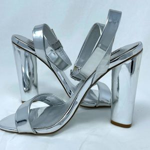 Chrome Steve Madden Heel